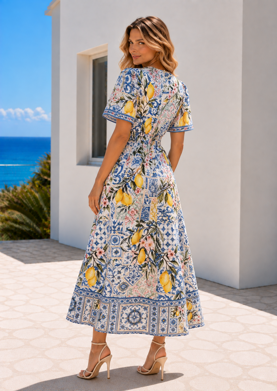 Capri Dress  | Blue