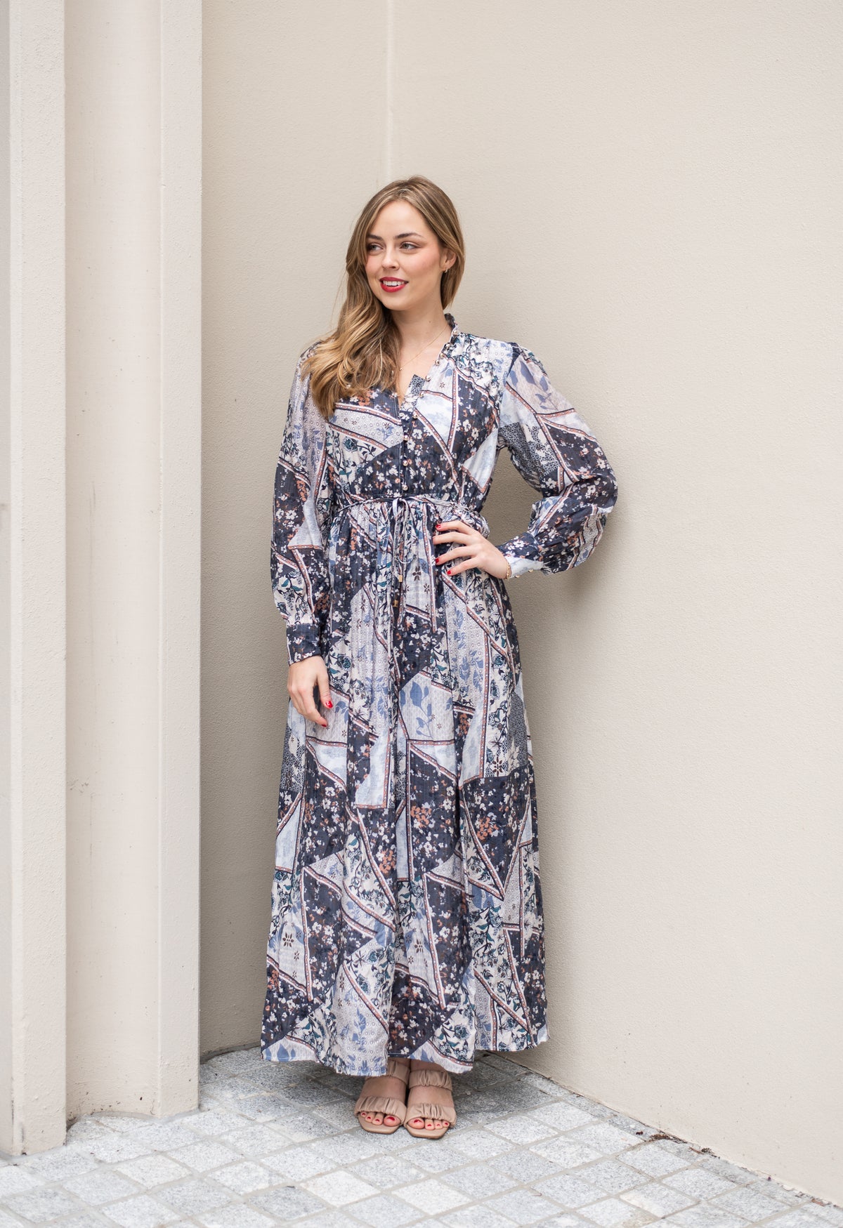 Myka Dress | Grey