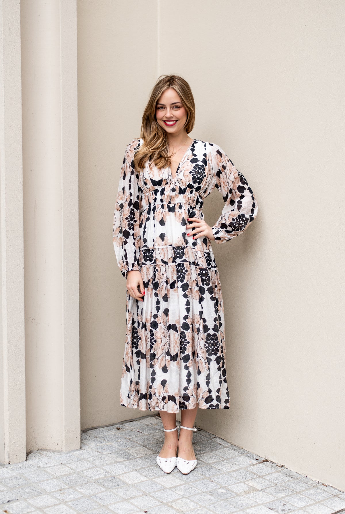 Tallulah Dress | Beige