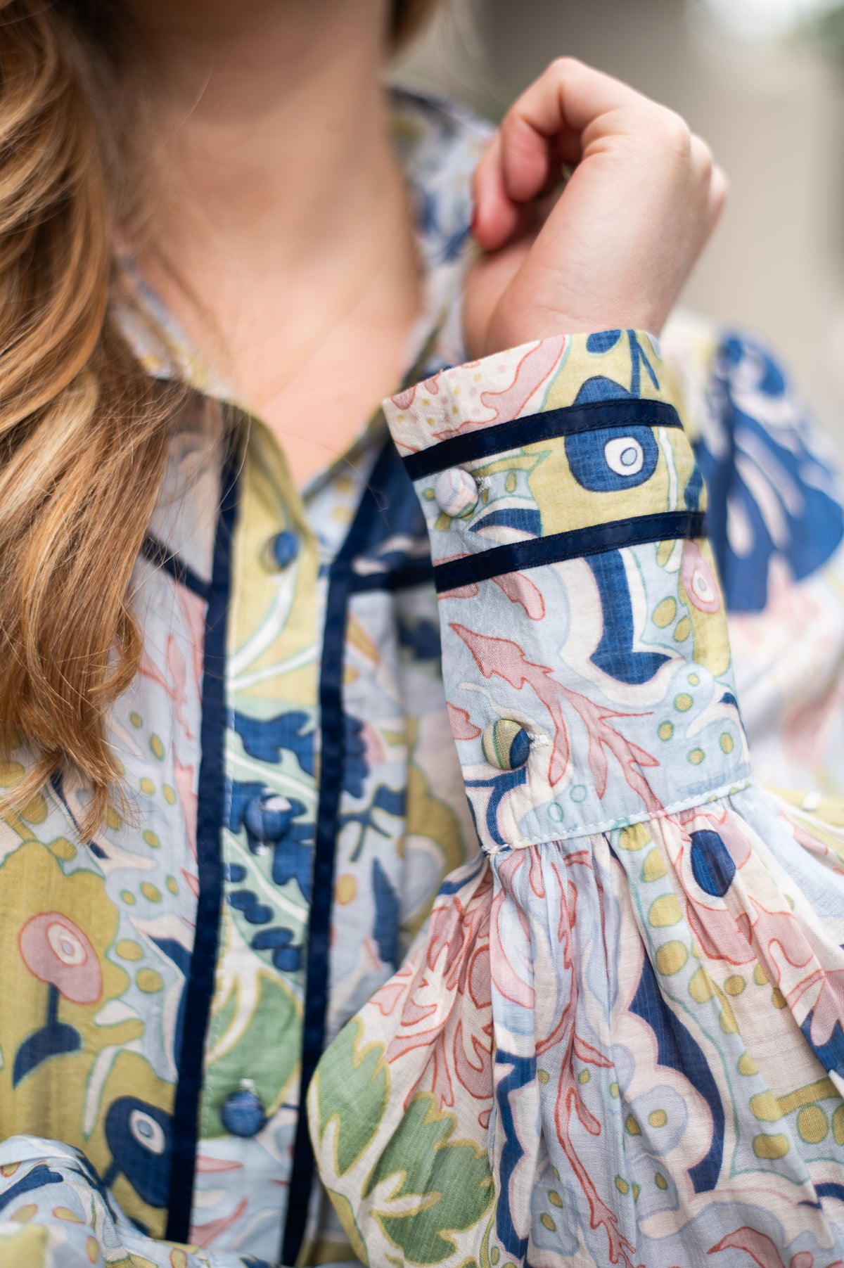 Venice Blouse  | Seagrass