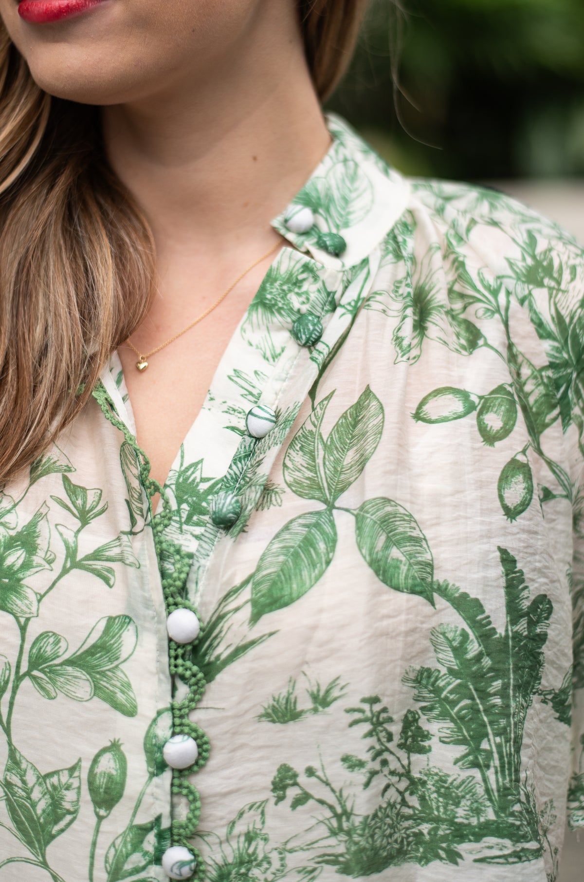 Idora  Blouse   | Green