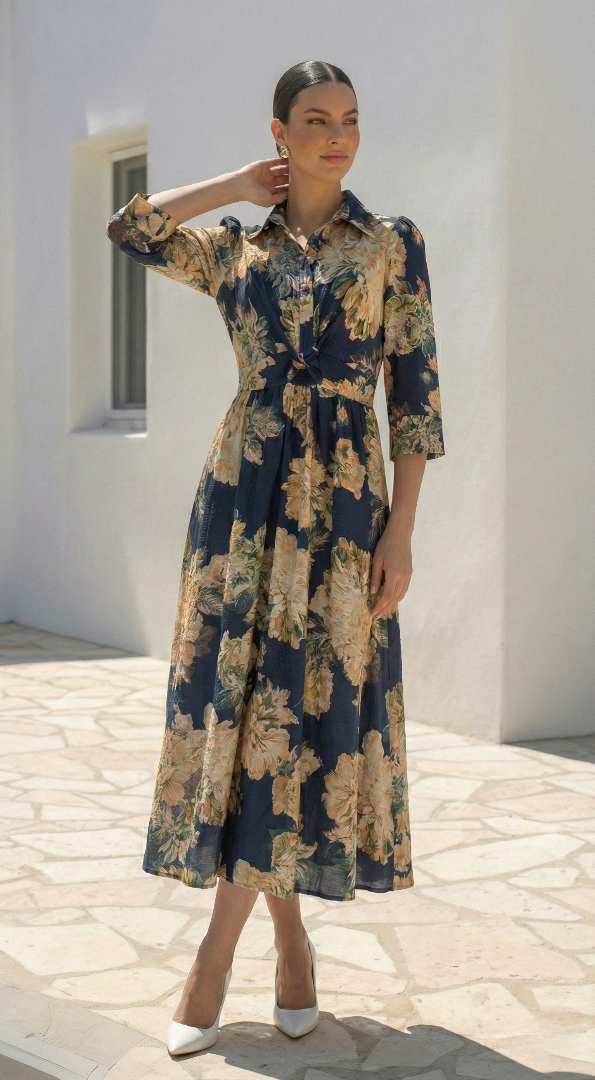 Kelly Dress | Navy