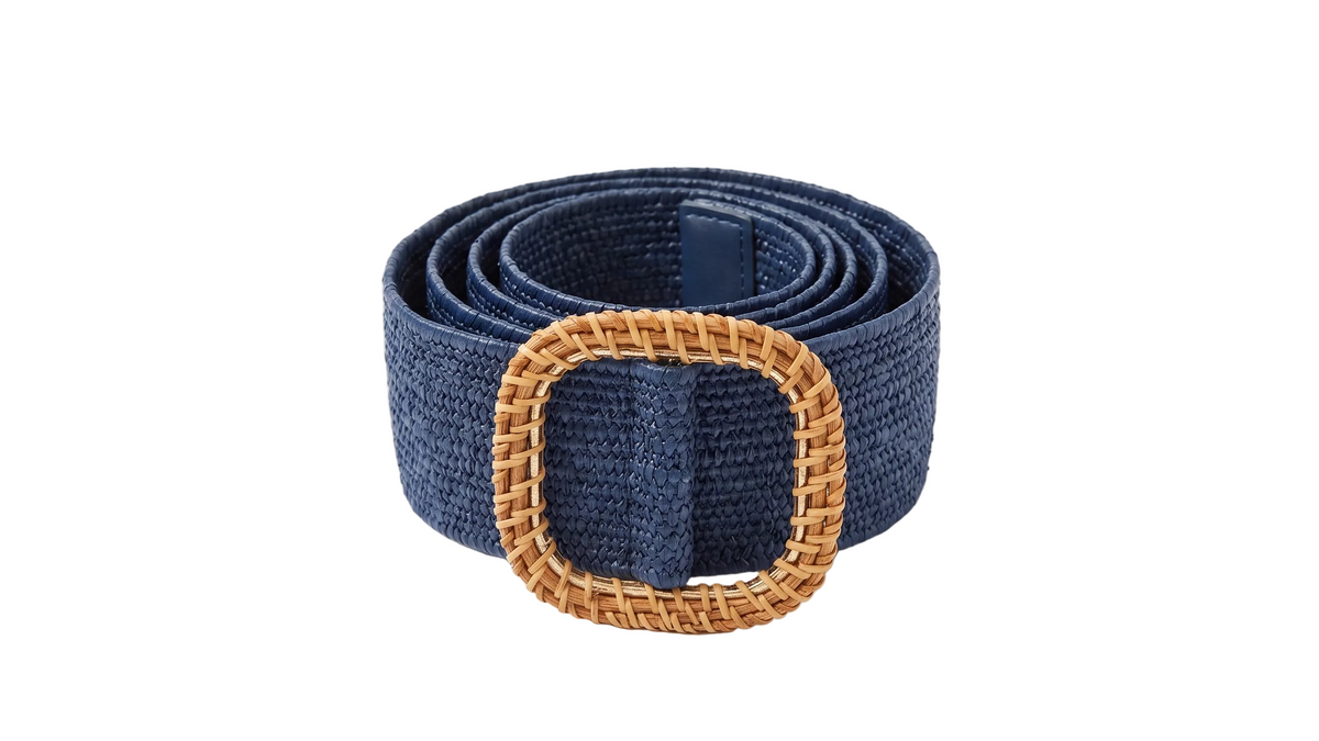 Elasticated  Belt | Blue