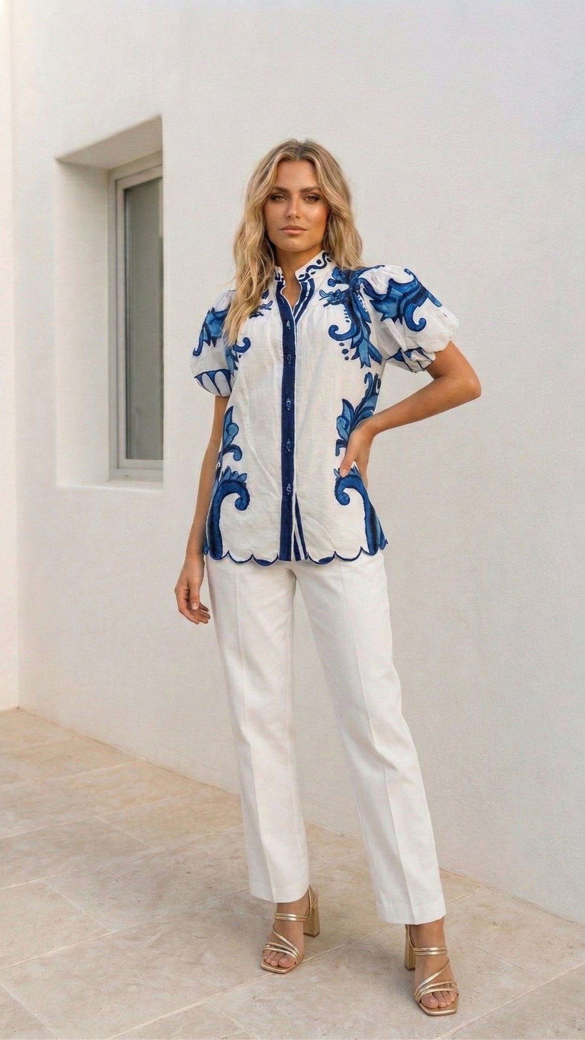 Mila Shirt  | Blue