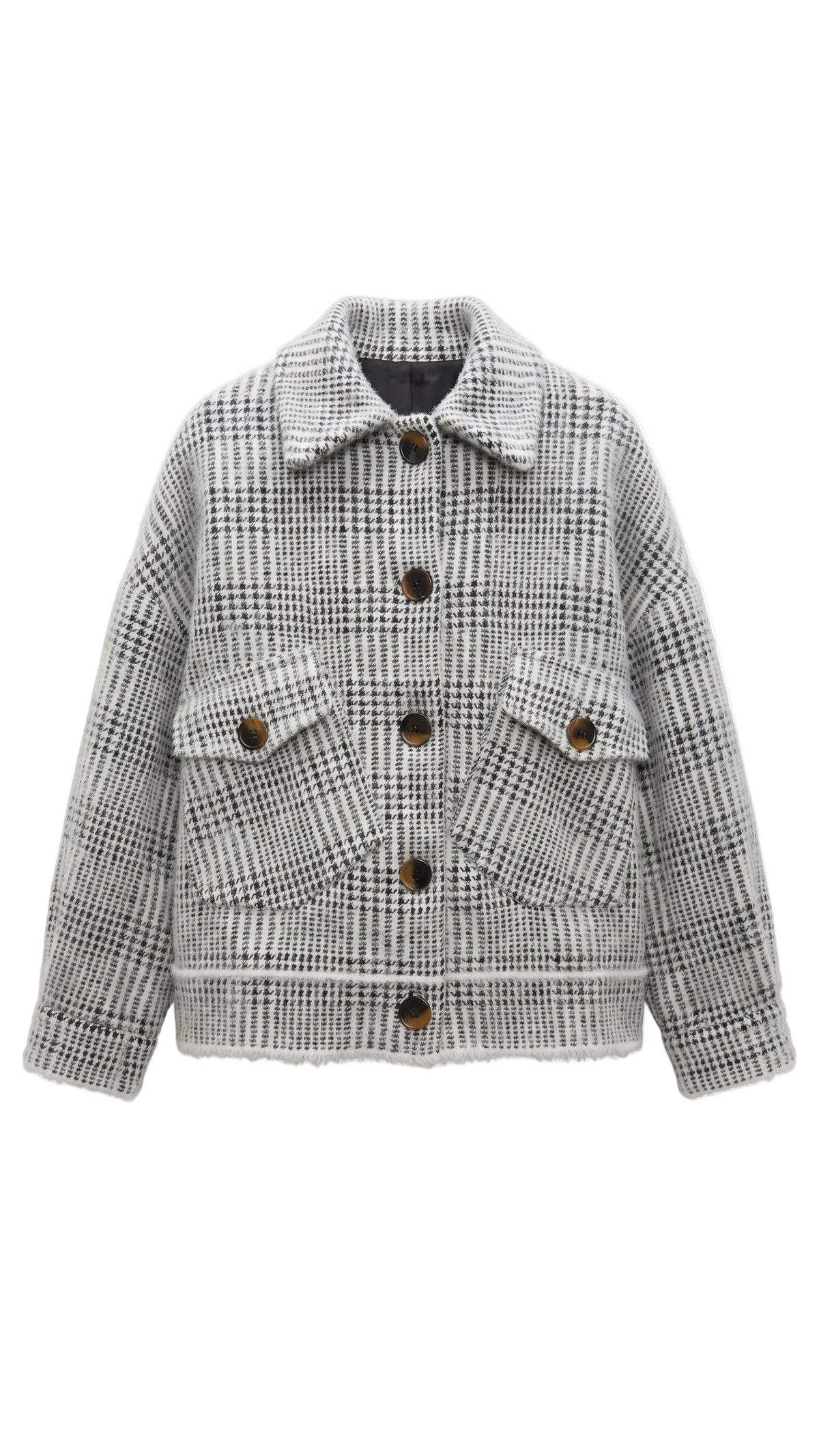 Swiss Alps Jacket | Blk-Wht