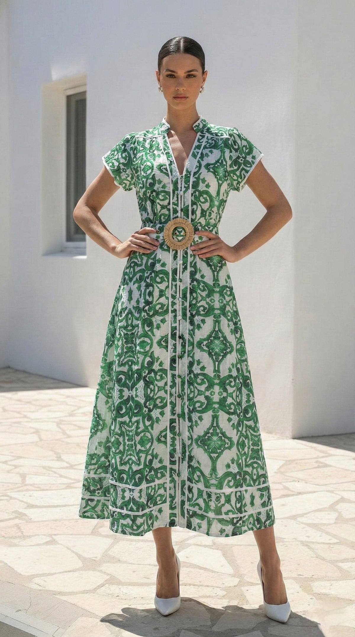 Estelle Dress  | Green