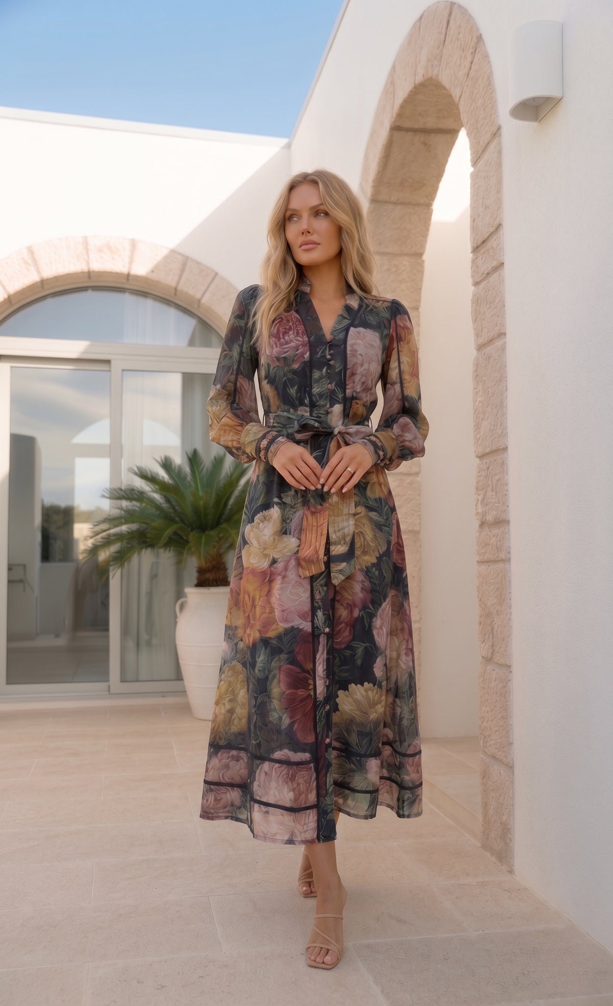 Alexia Dress | Black Floral