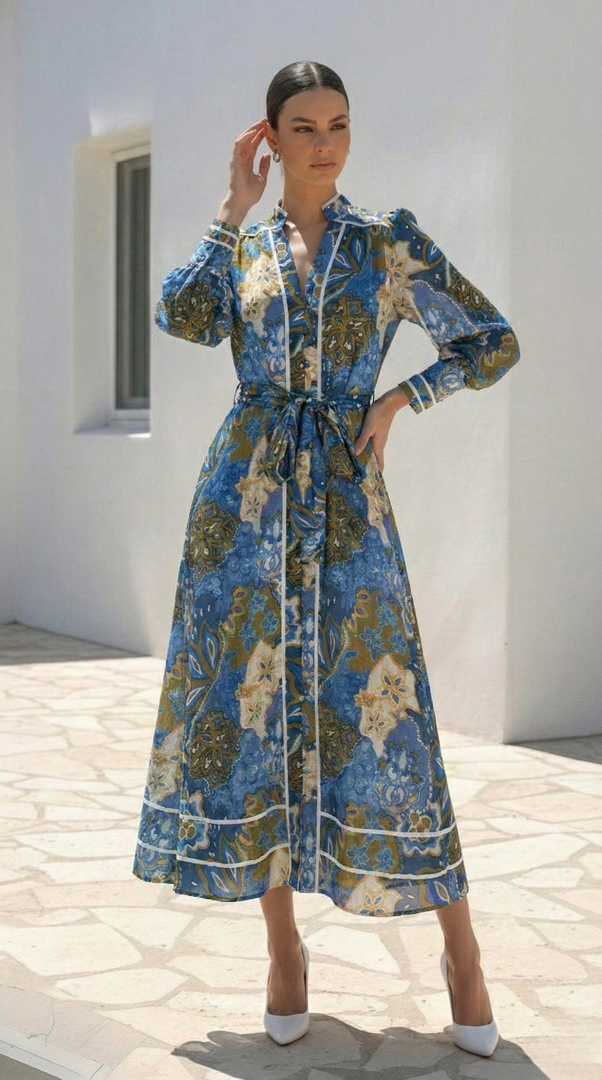 Jules Dress  | Blue