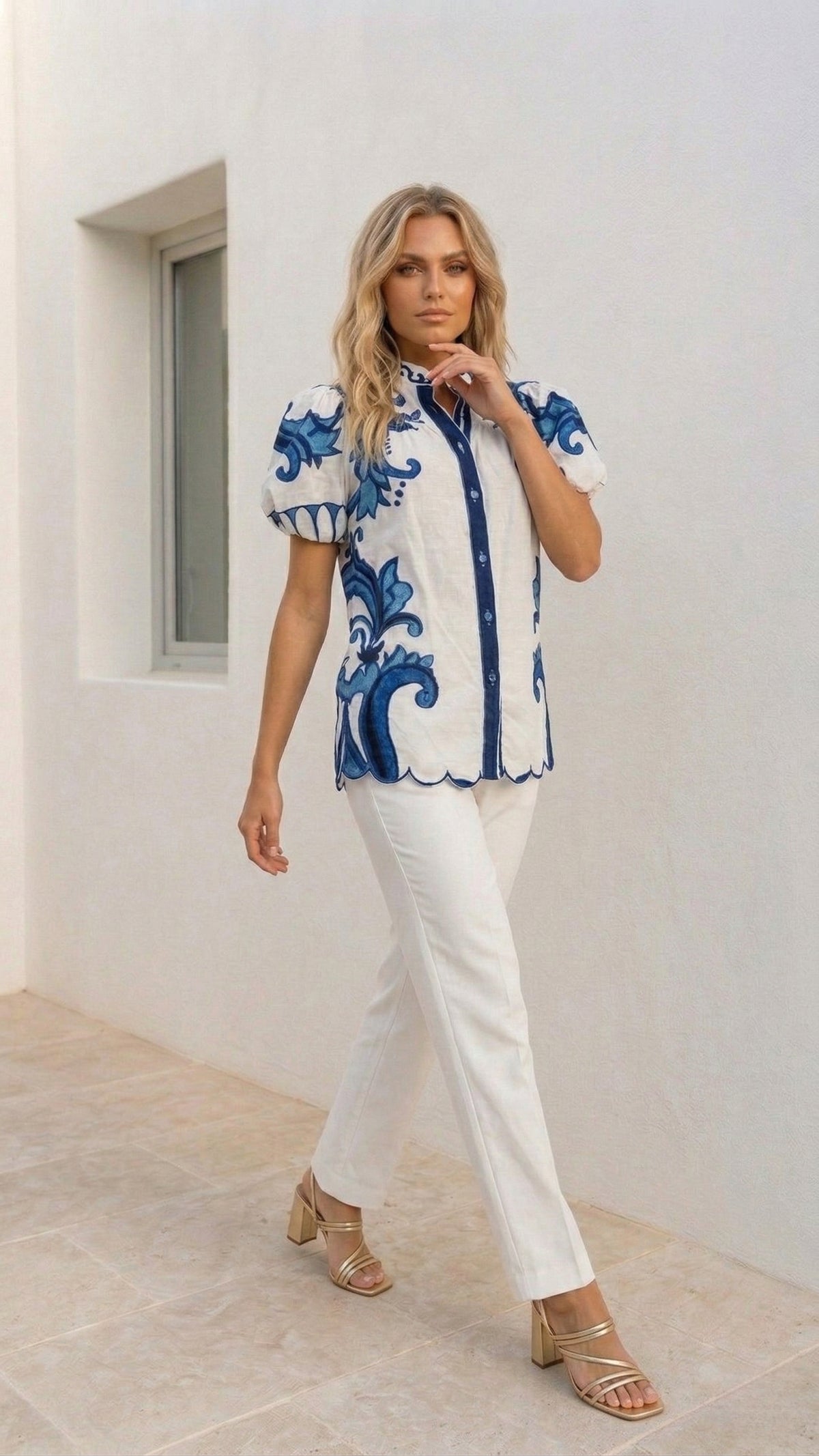 Mila Shirt  | Blue