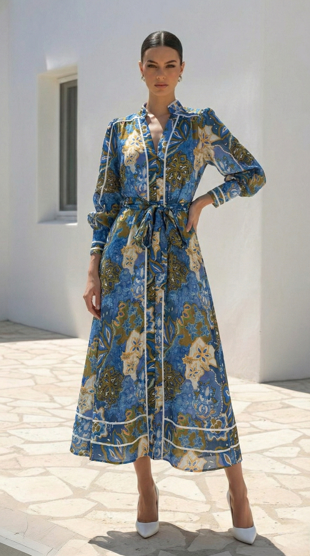 Jules Dress  | Blue