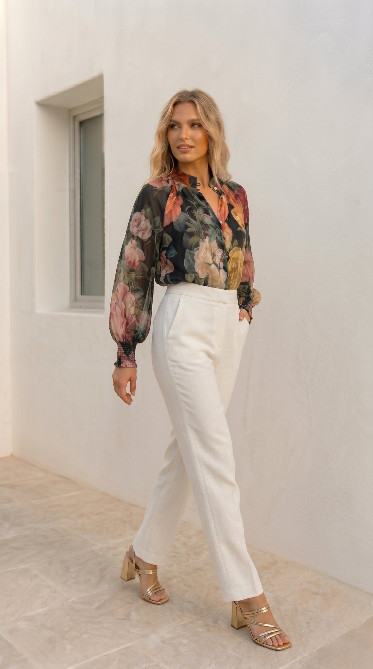 Viola Blouse  | Multi Floral