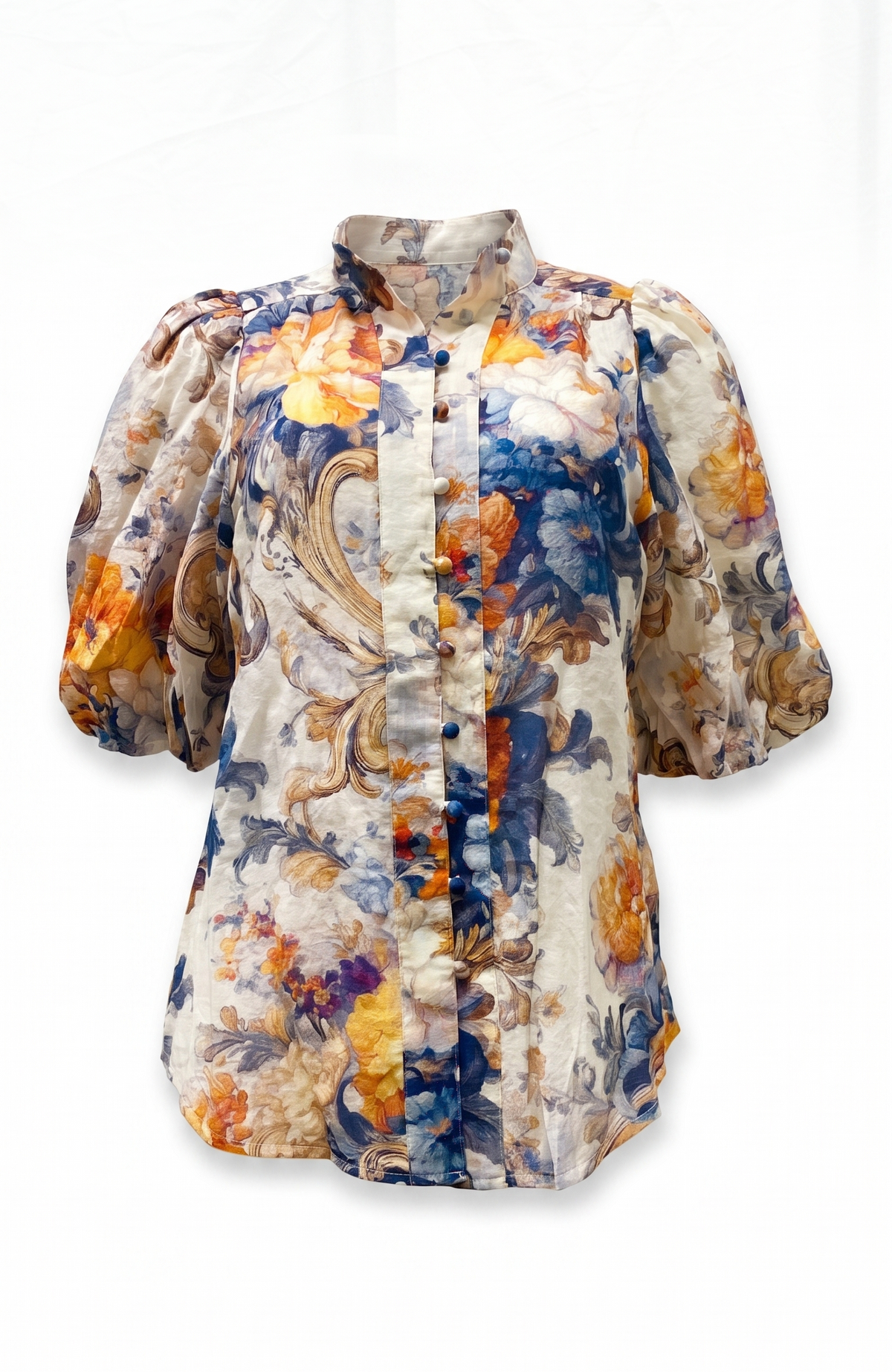 Florida  Blouse | Blue Floral