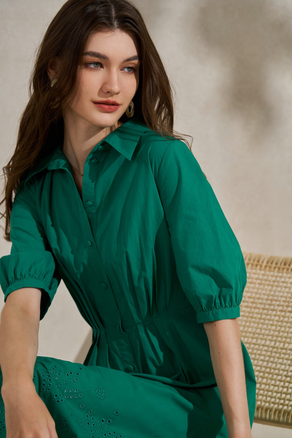 GDS Raven Tencel Long Dress | Sea Green DRESSES 10 12 14 16 8 GDS GREEN L M S XL XS